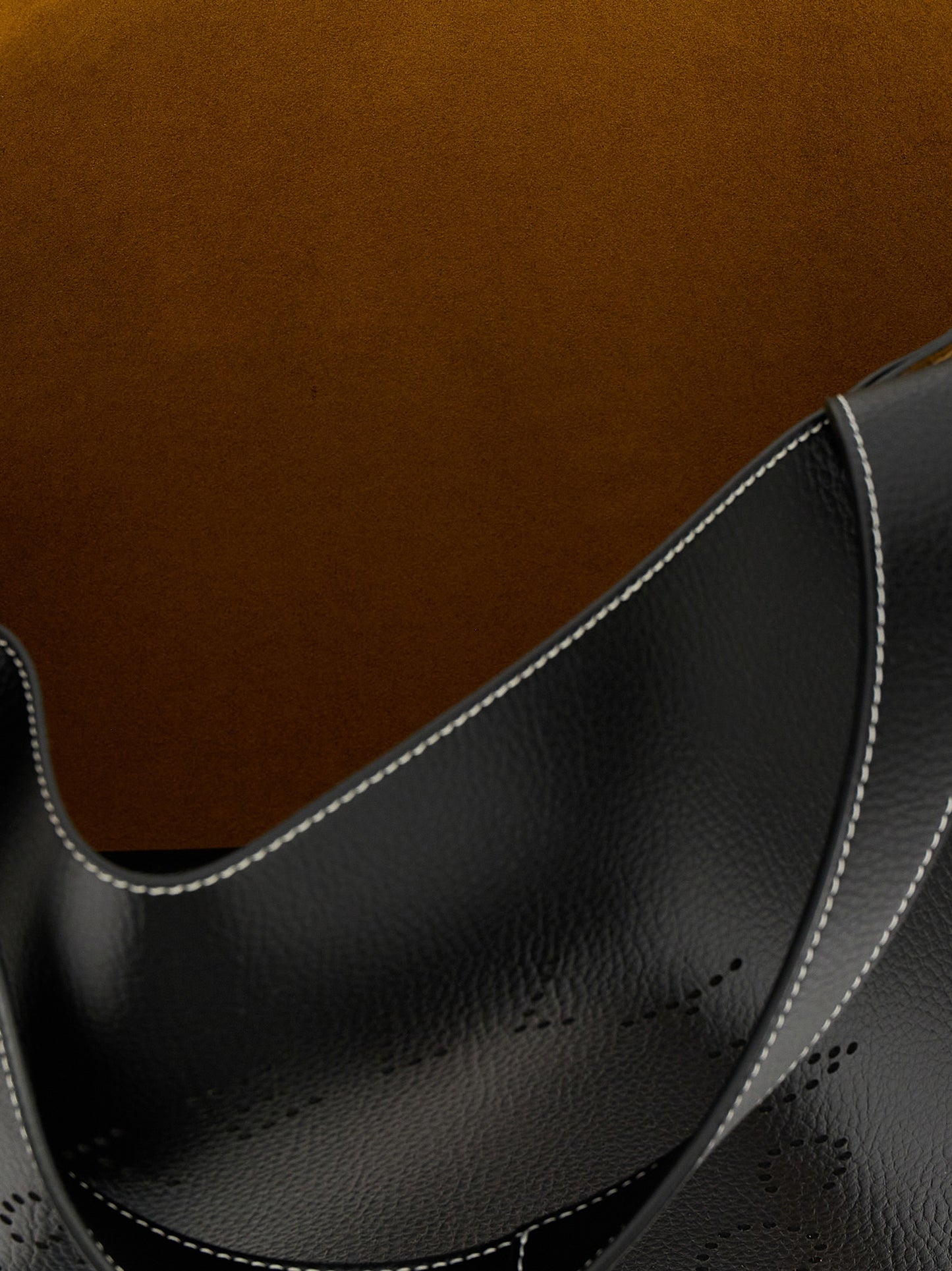 Black Polyamide Tote Bag