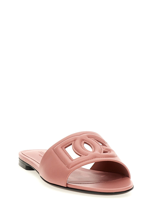 Multicolor Calfskin Slides