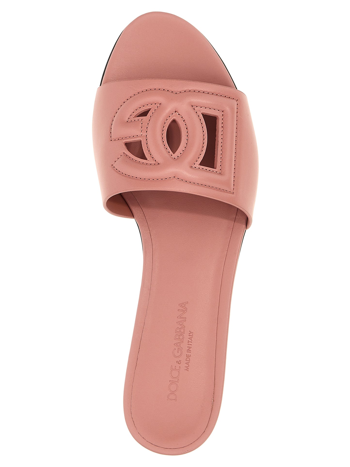 Multicolor Calfskin Slides