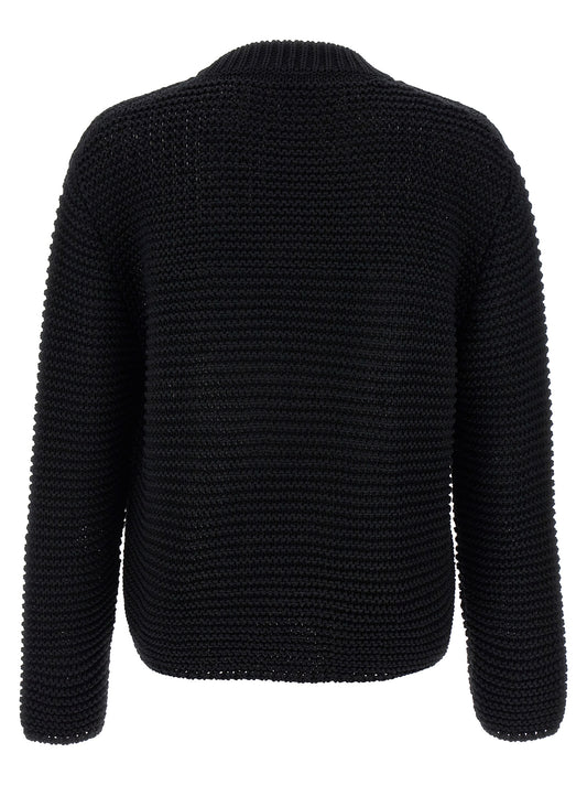 Bicolor Cotton Cardigan