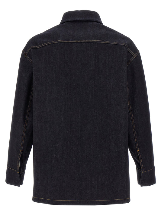 Blue Cotton Denim Jacket