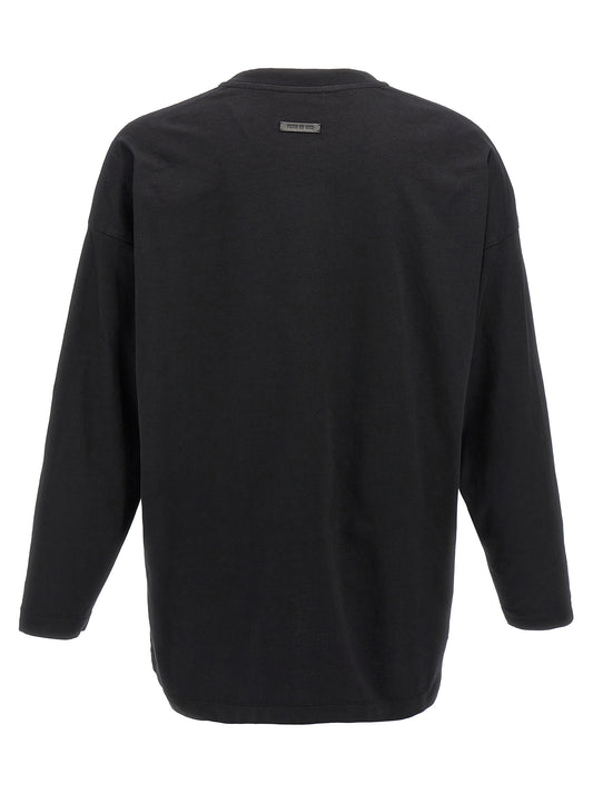 Black Cotton T-Shirt