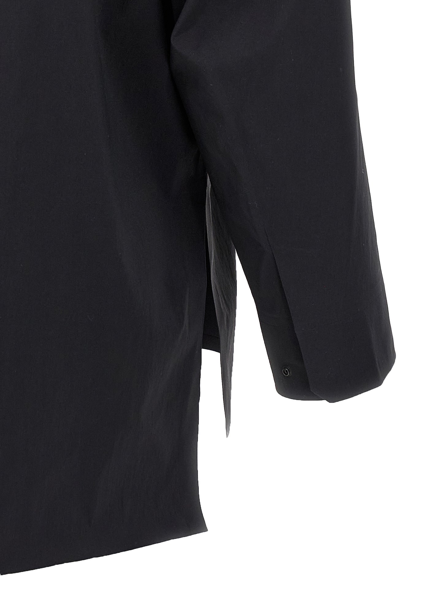Black Nylon Blouse