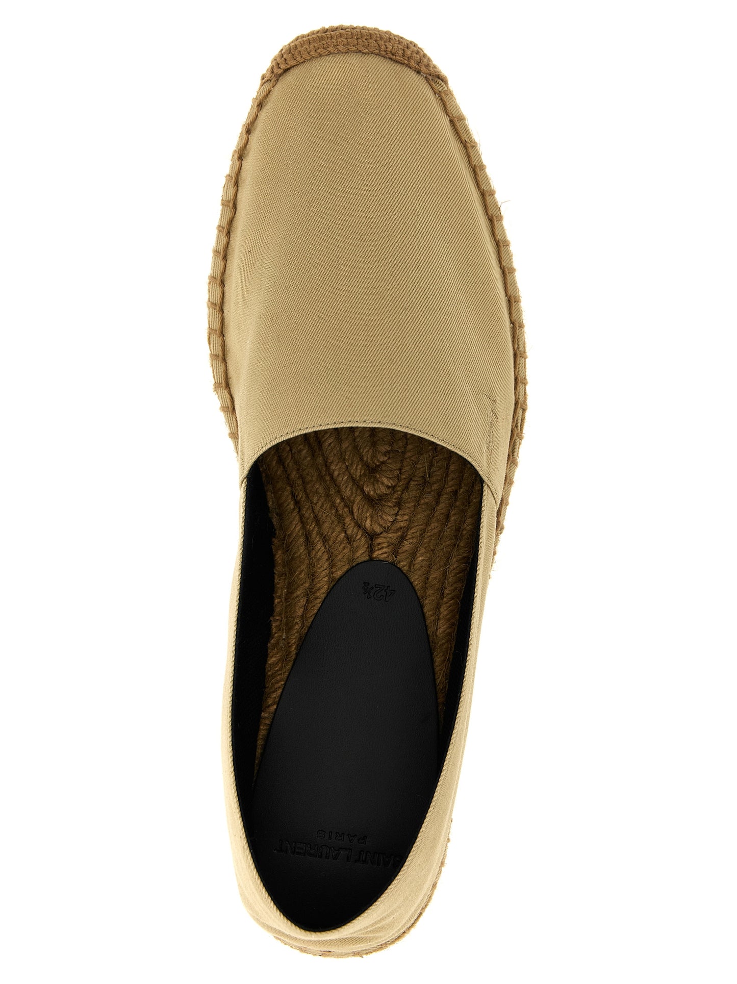 Beige Cotton Espadrilles