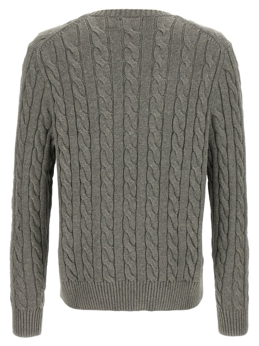 Gray Cotton Cardigan