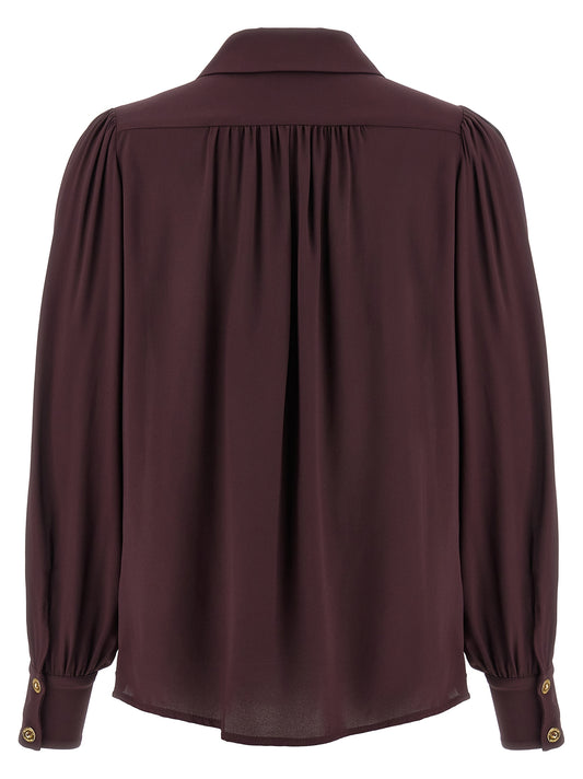 Purple Viscose Blouse