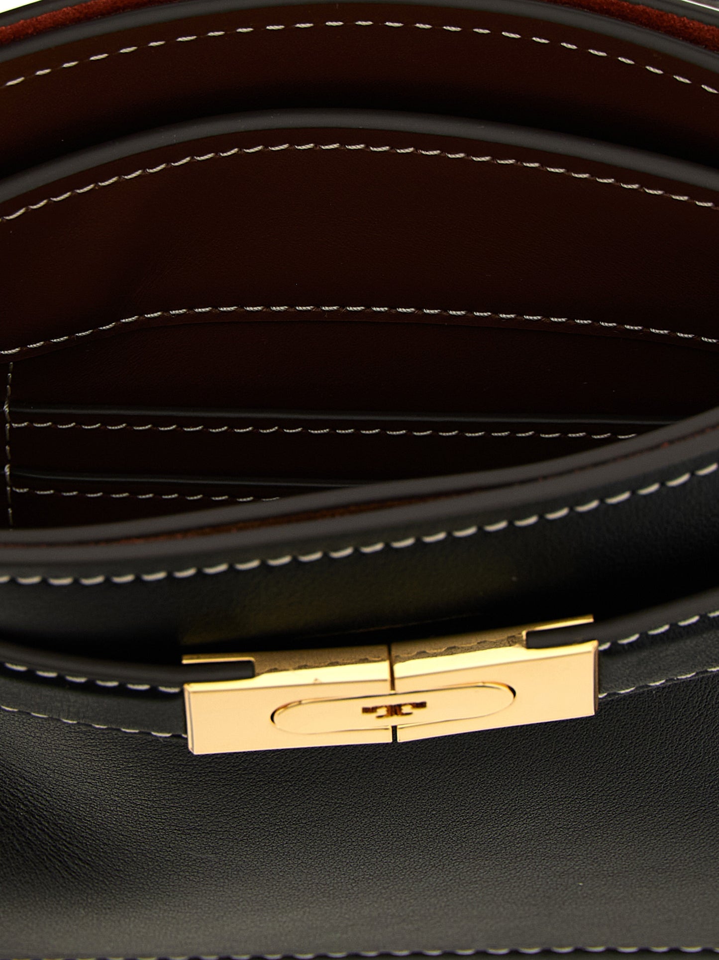 Black Cowhide Handbag