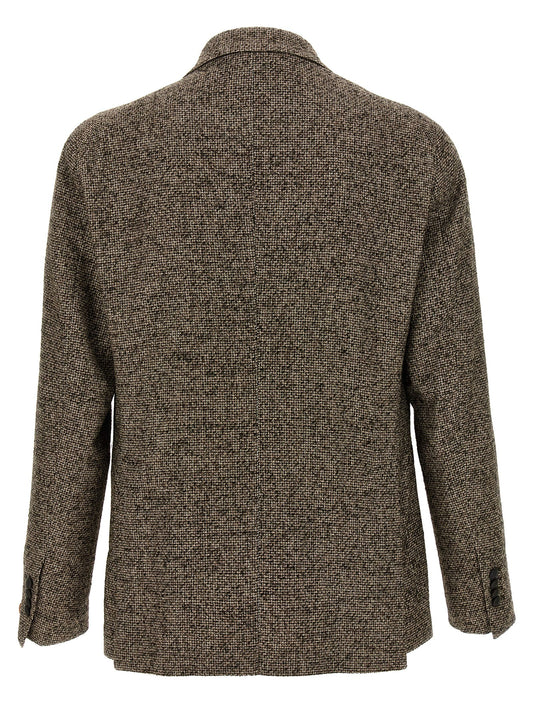 Brown Virgin Wool Blazer