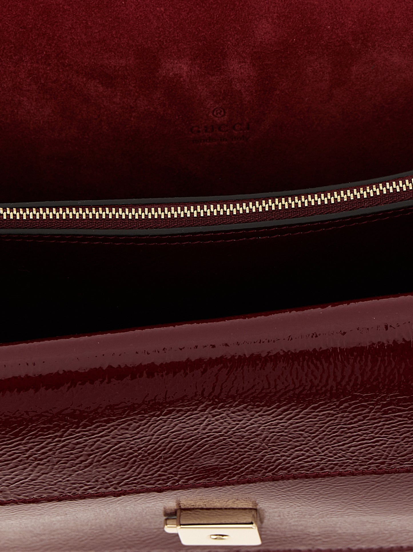 Red Calfskin Shoulder Bag