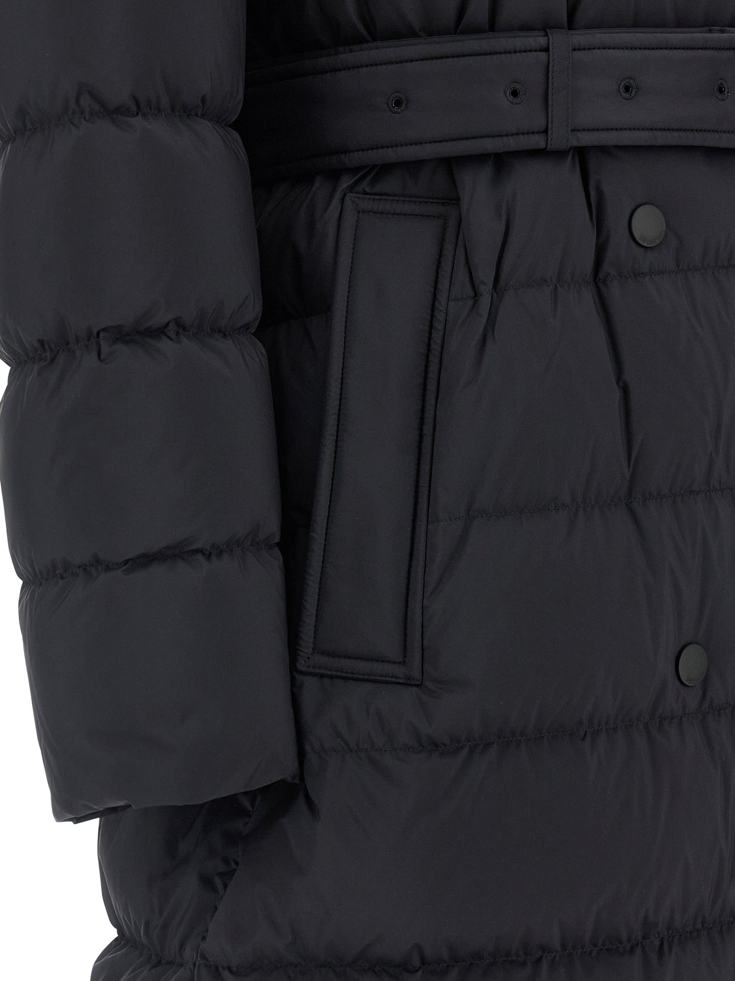 Black Polyamide Coat