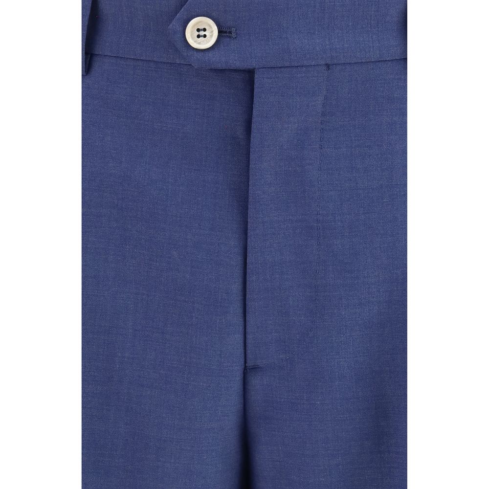 Blue Wool Oves Aries Two-Piece Suit
