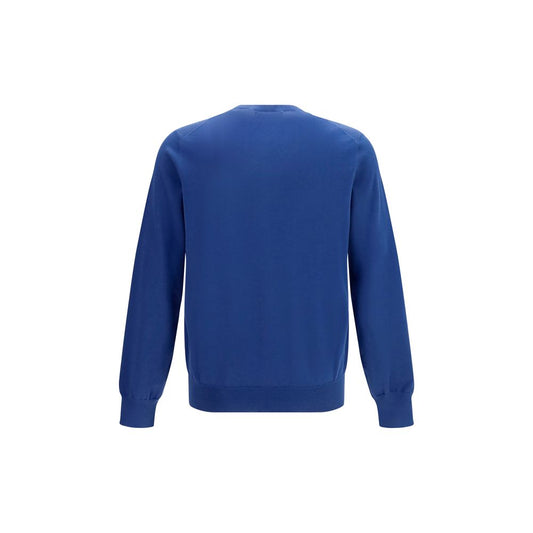 Blue Cotton Sweatshirt