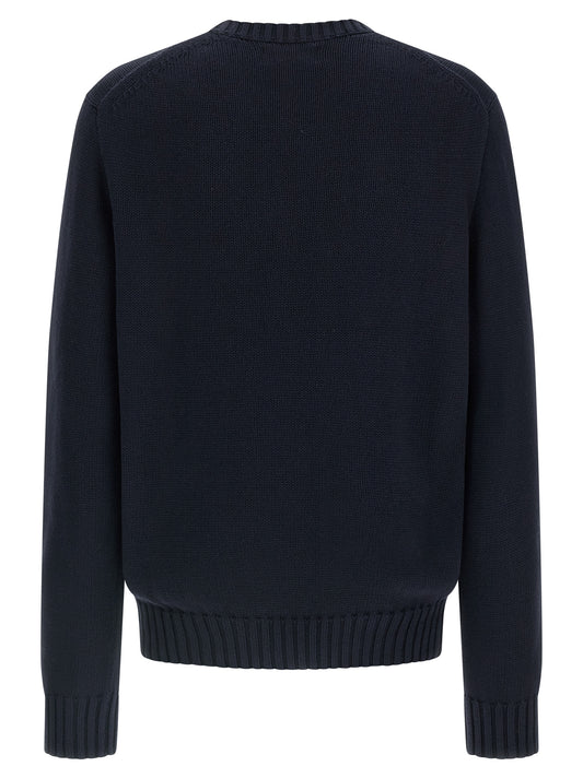 Blue Cotton Cardigan