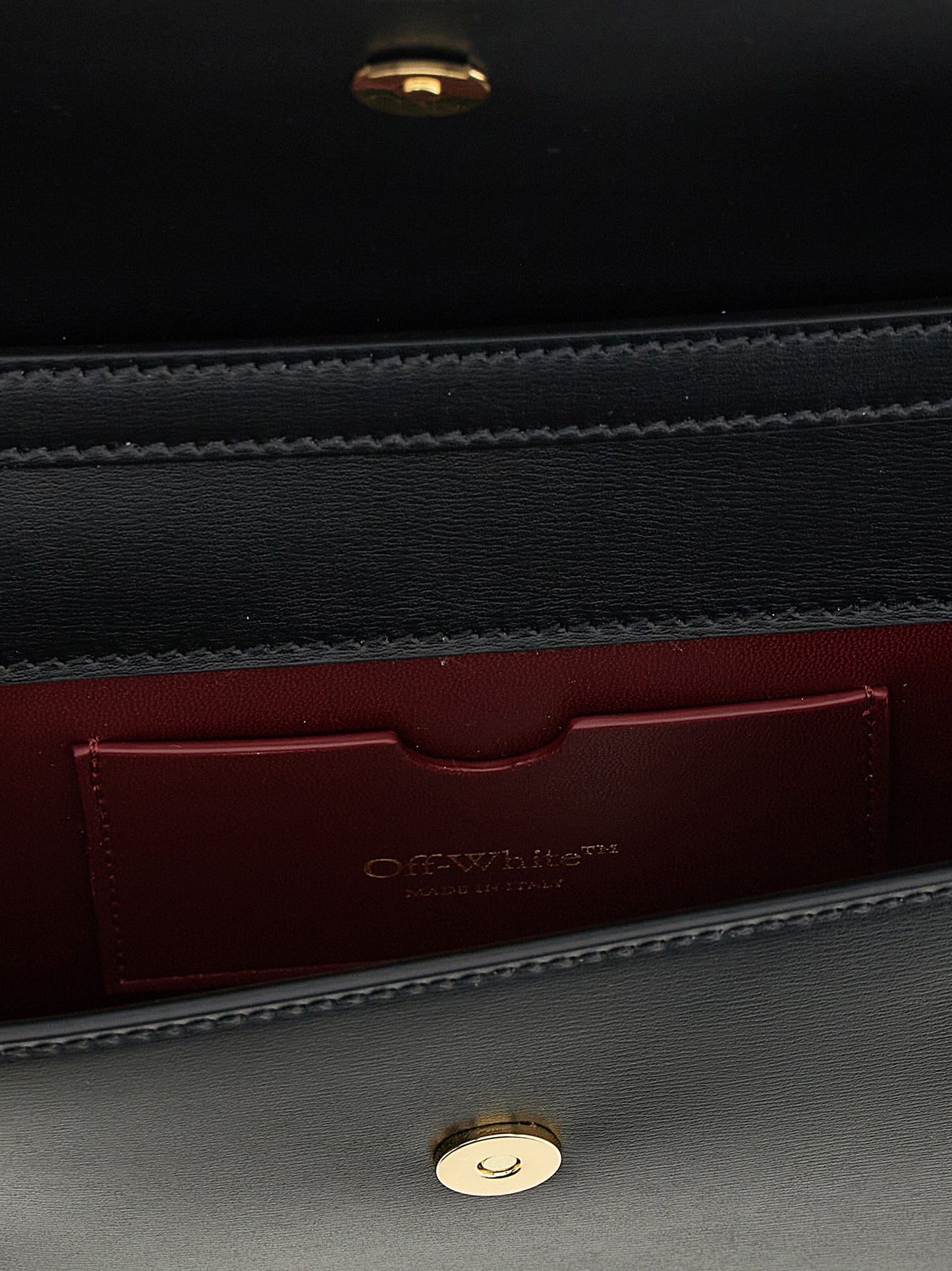 Black Polyester Shoulder Bag