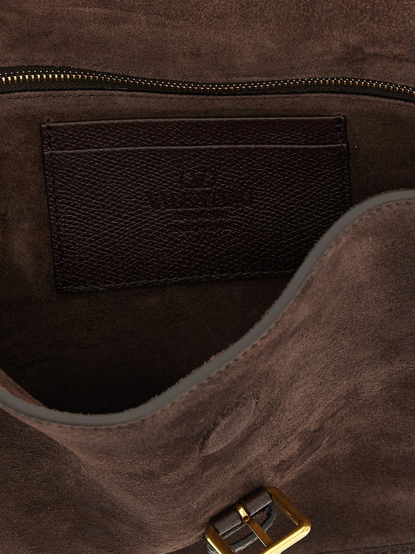 Brown Cowhide Crossbody Bag