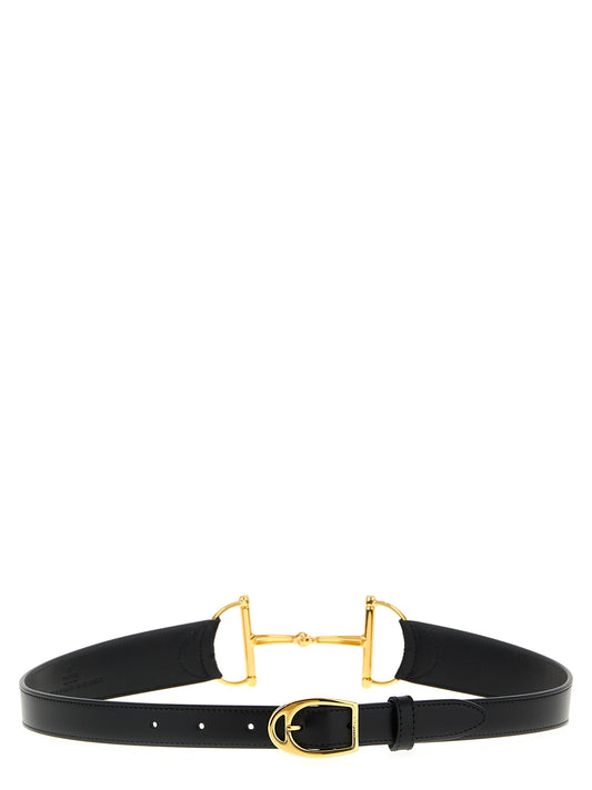 Black Calfskin Regular Belt