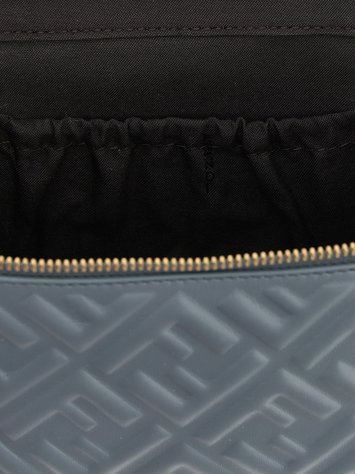 Blue Lamb Leather Handbag