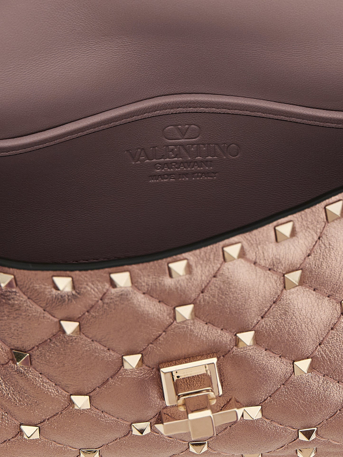 Multicolor Lamb Leather Shoulder Bag