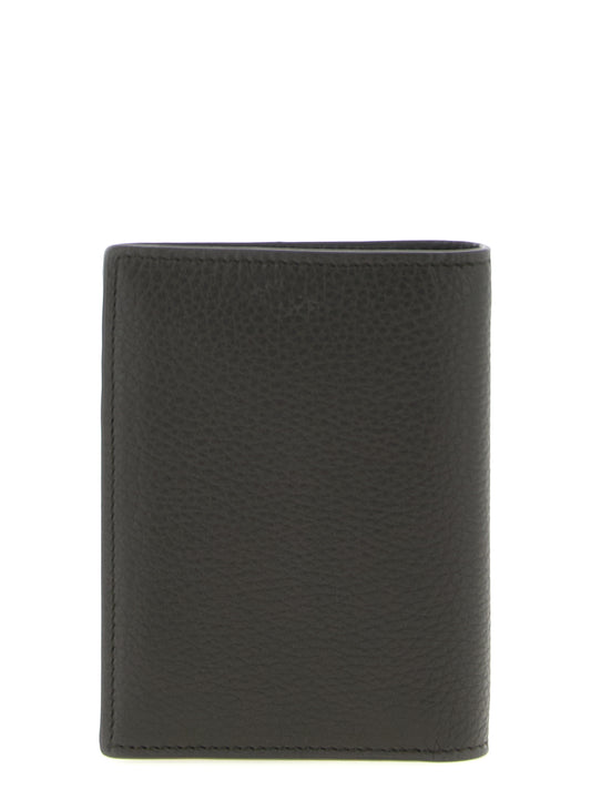 Brown Calfskin Leather Wallet