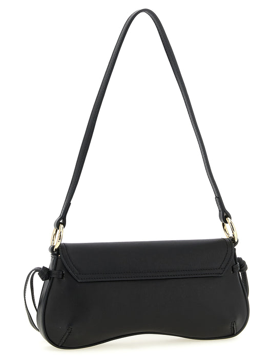 Black Leather Shoulder Bag