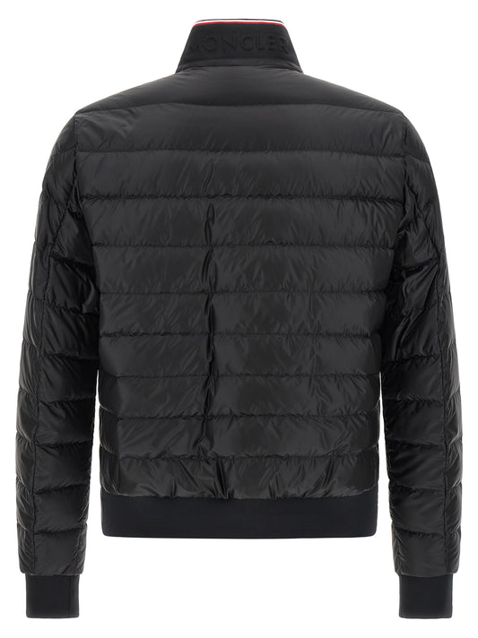 Black Polyamide Full-Length Jacket