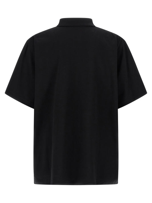 Black Cotton Polo Shirt