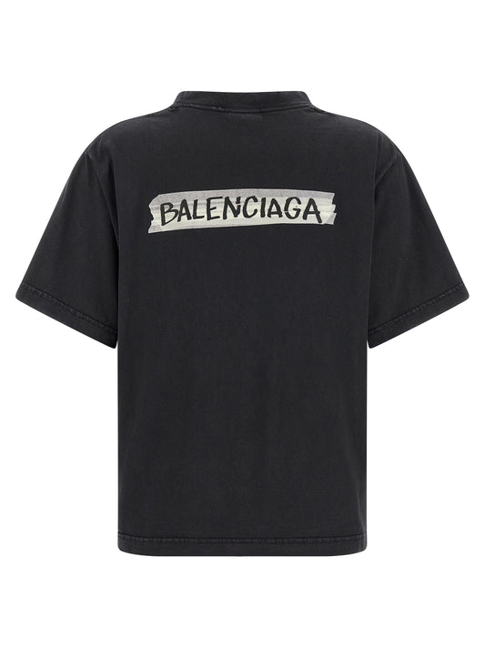 Black Cotton T-Shirt