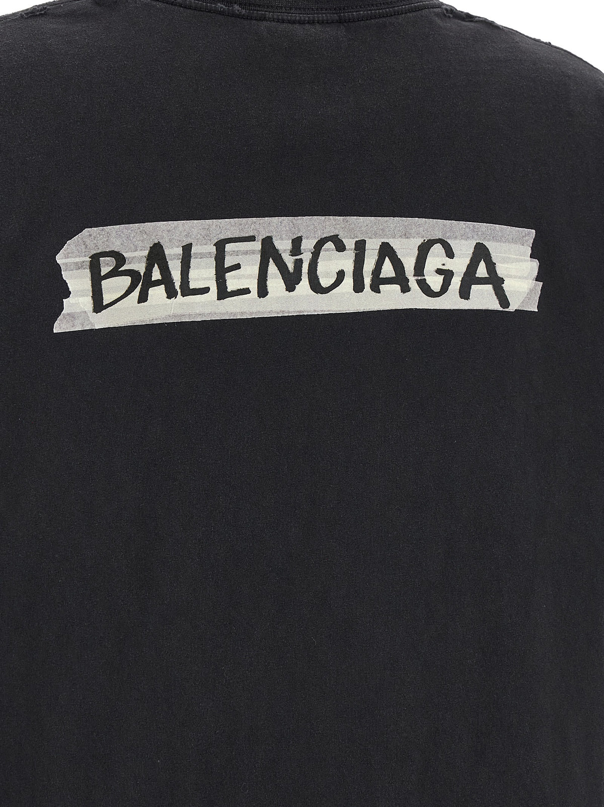 Black Cotton T-Shirt