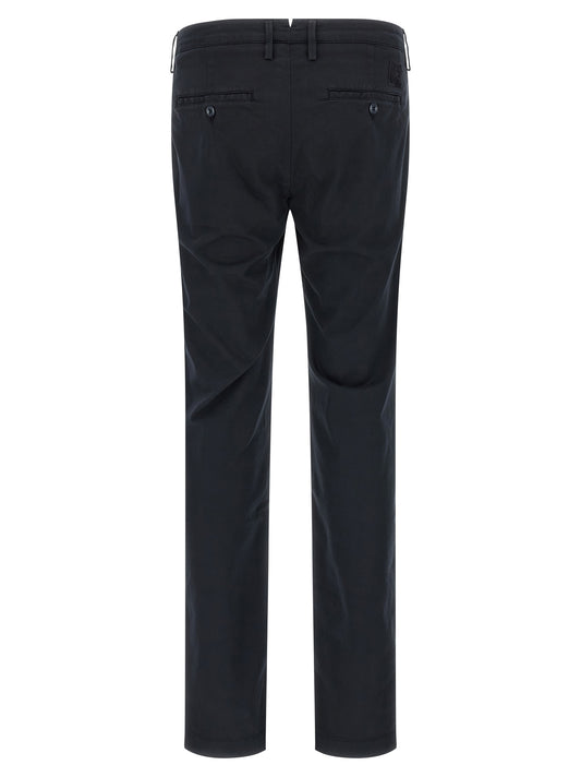 Blue Cotton Chino Pants