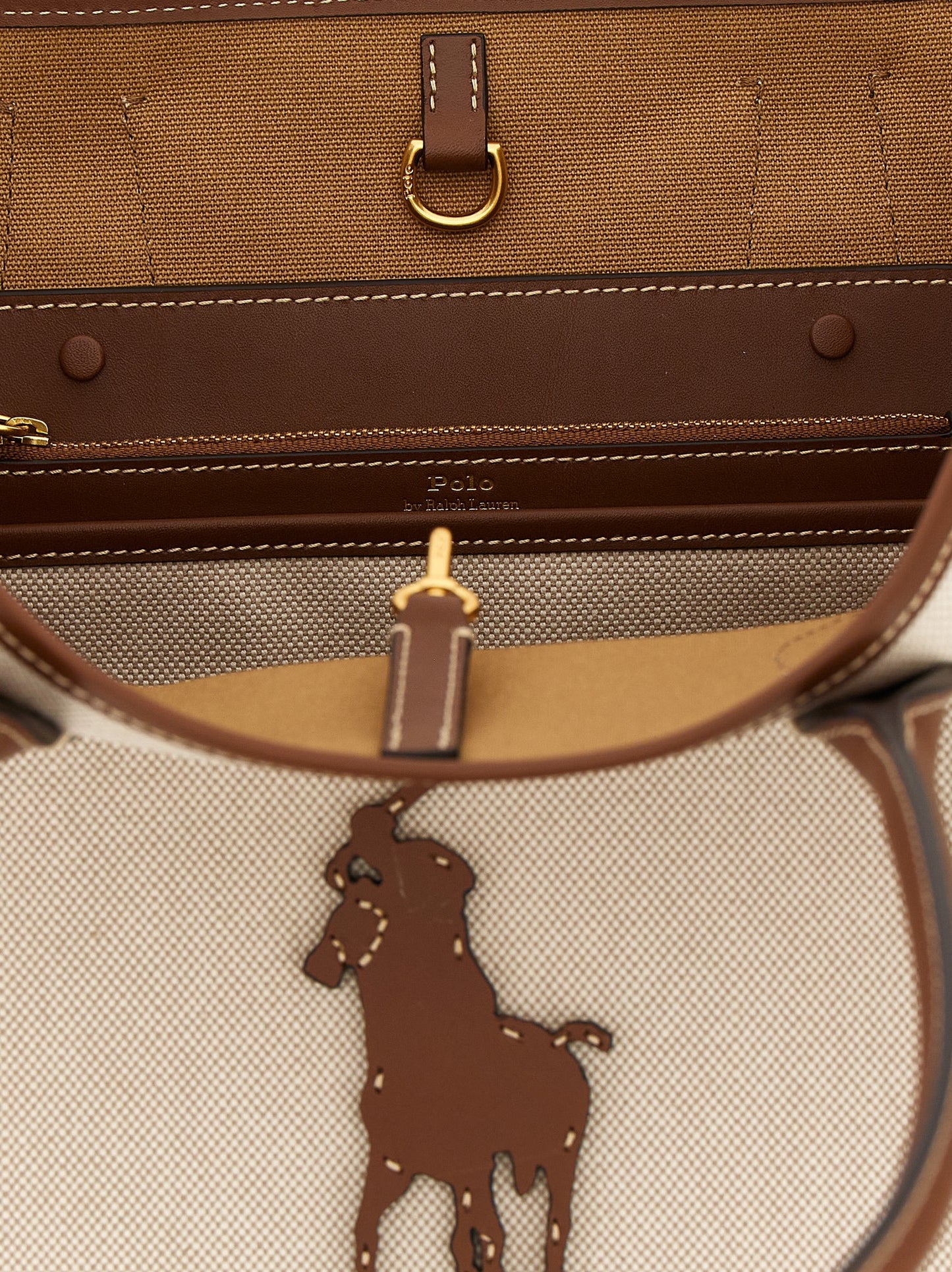 Brown Cotton Tote Bag