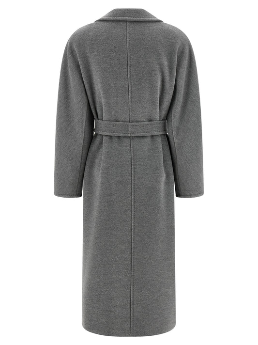Gray Virgin Wool Coat