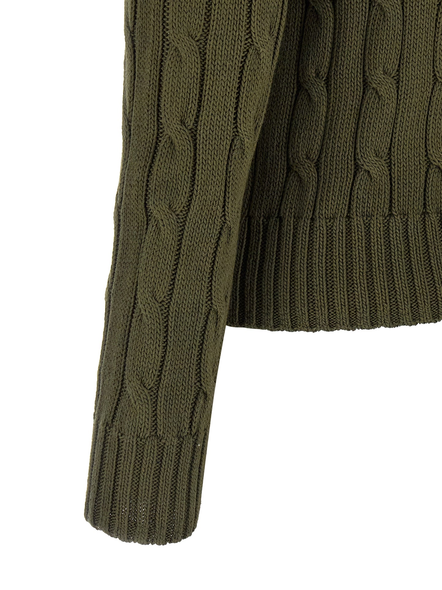 Bicolor Cotton Cardigan
