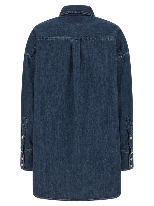 Blue Cotton Blouse