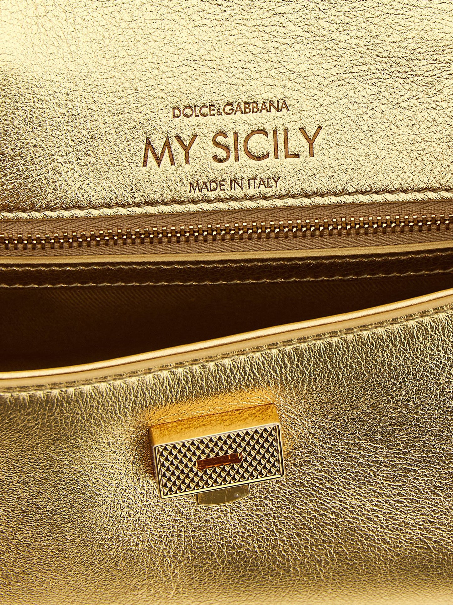 Gold Calfskin Handbag
