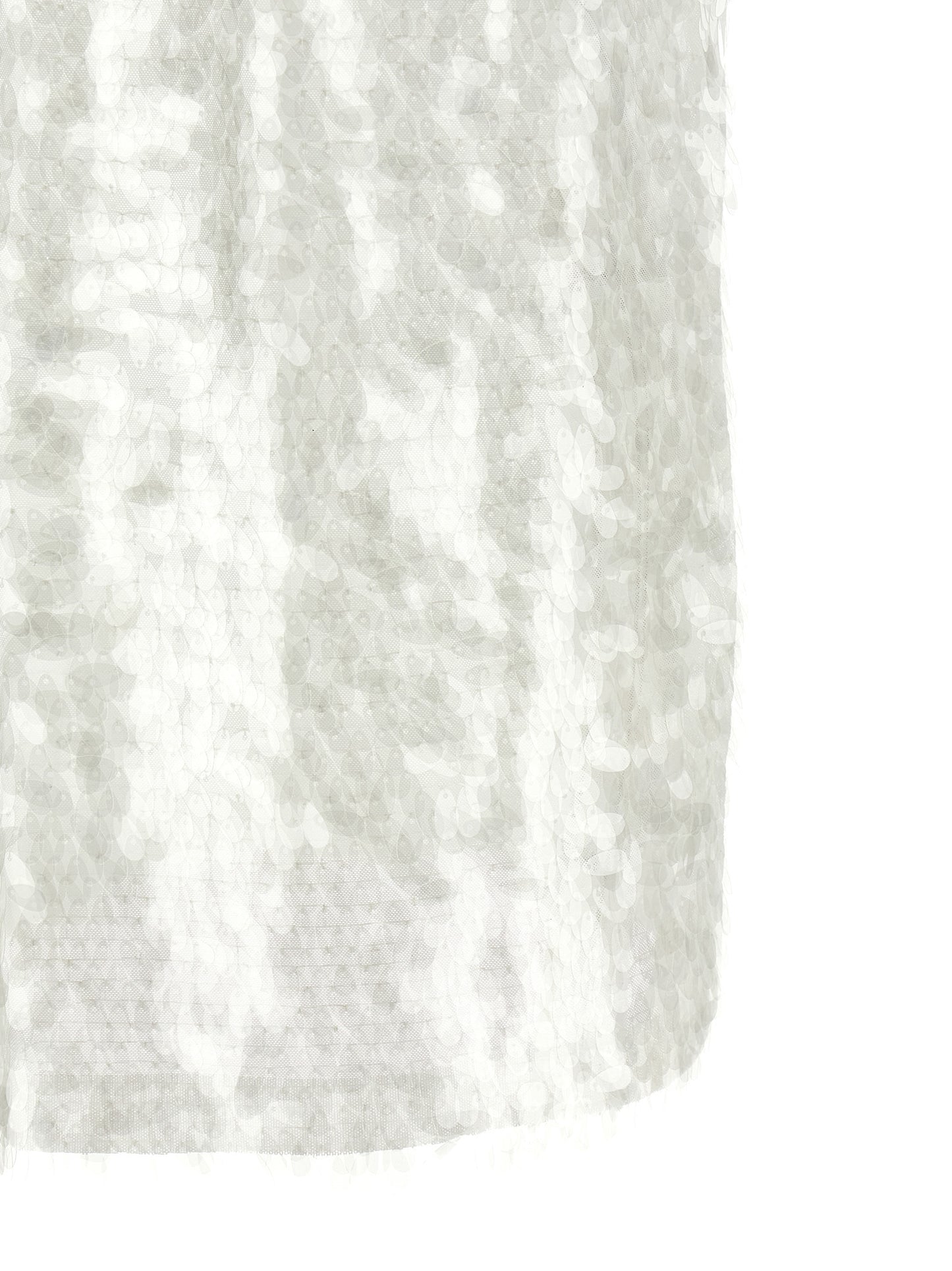 White Polyamide Tank Tops
