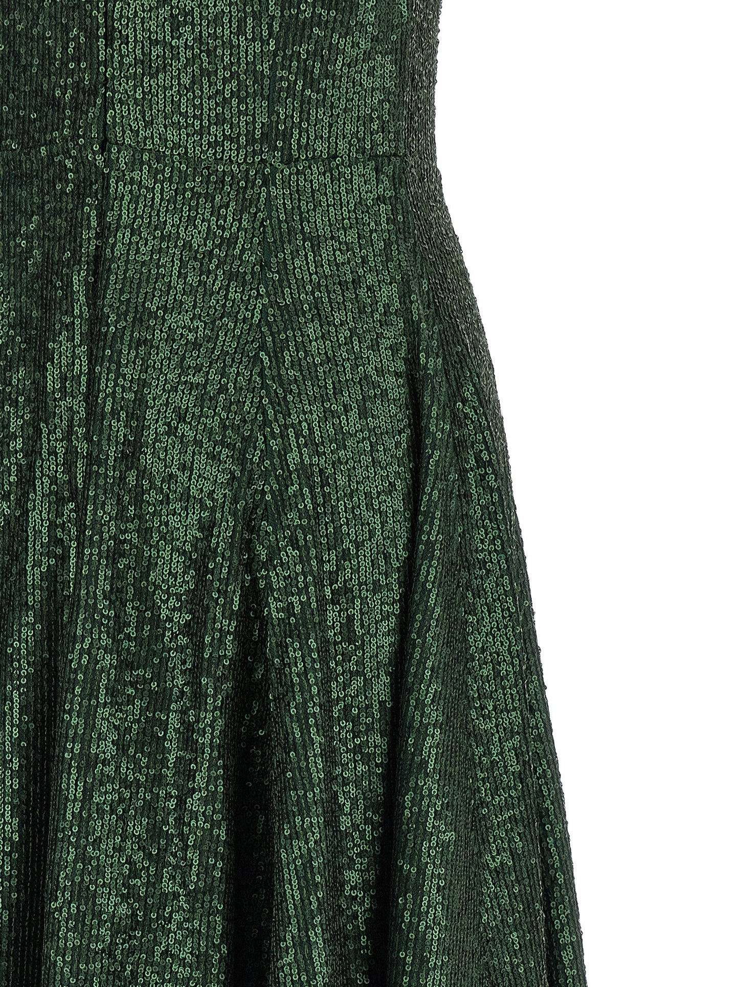 Bicolor Polyester Long Dress