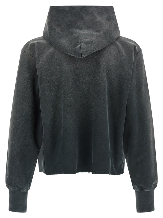 Gray Cotton Hoodie