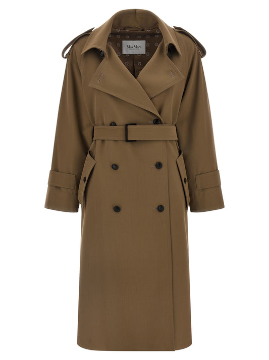 Brown Virgin Wool Coat