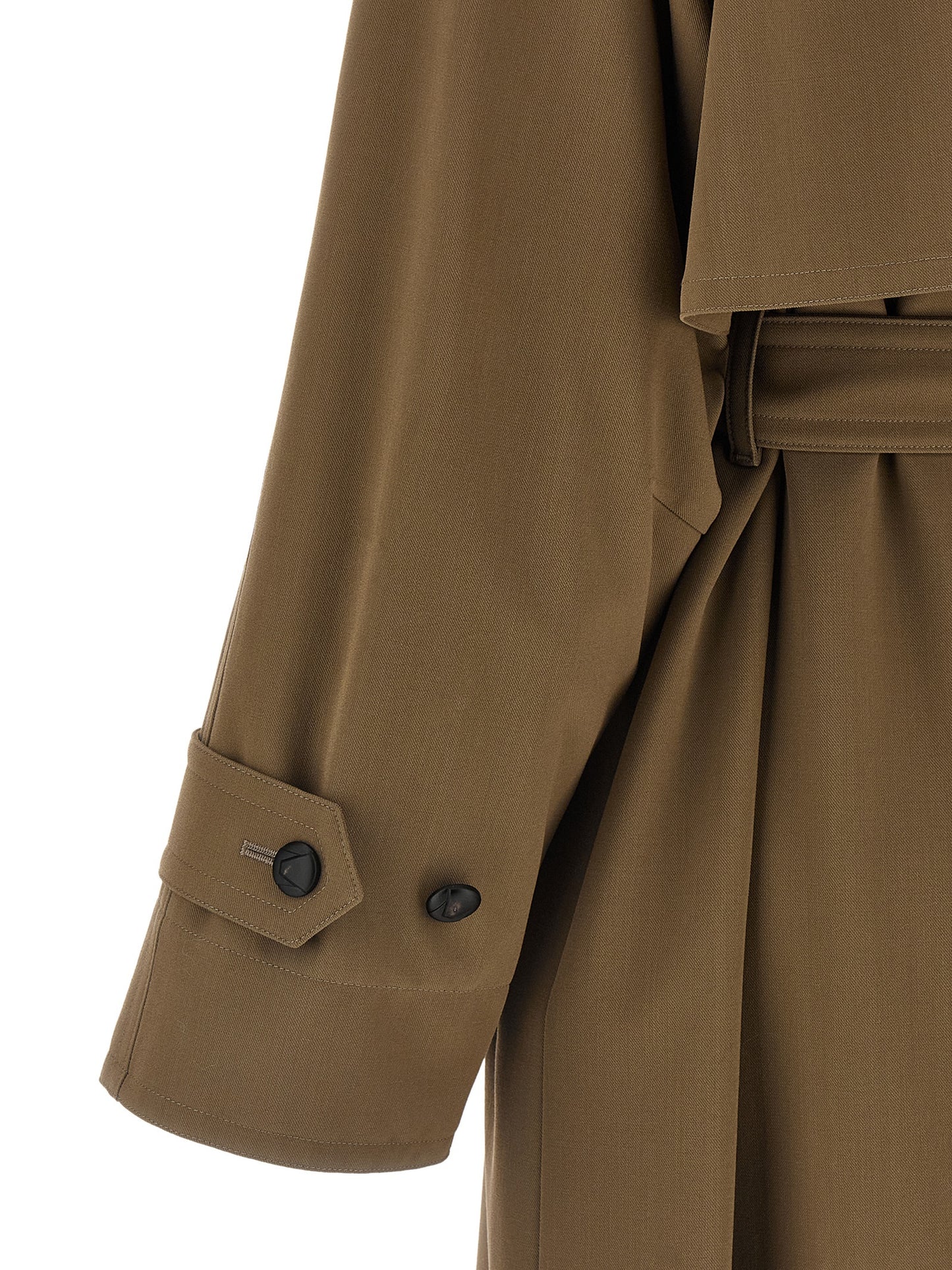 Brown Virgin Wool Coat