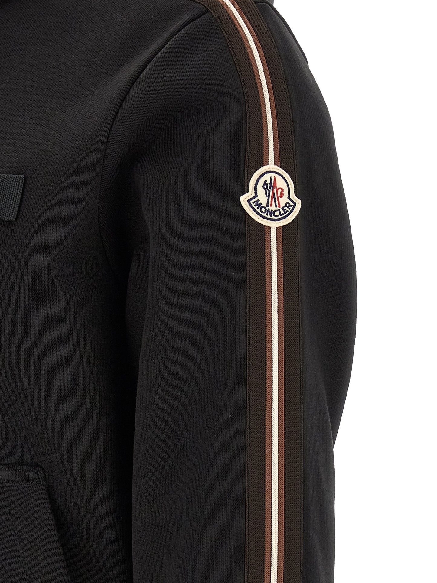 Black Polyamide Sweatshirt