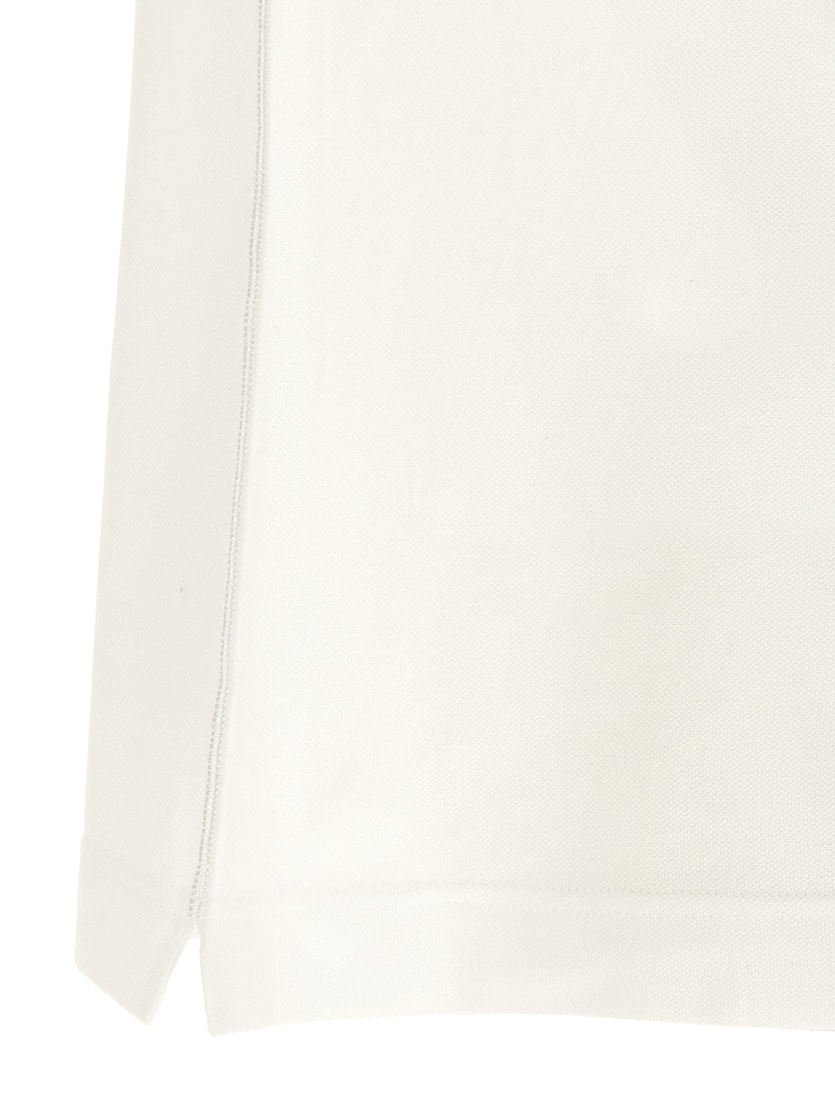 White Cotton Polo Shirt