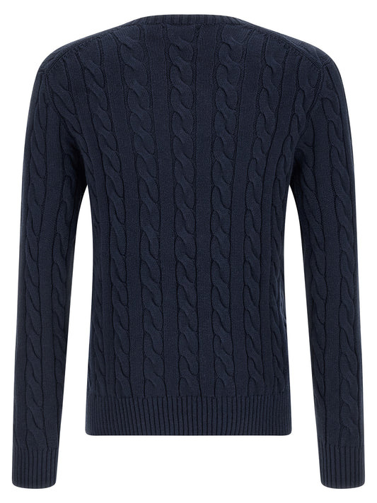 Blue Cotton Cardigan