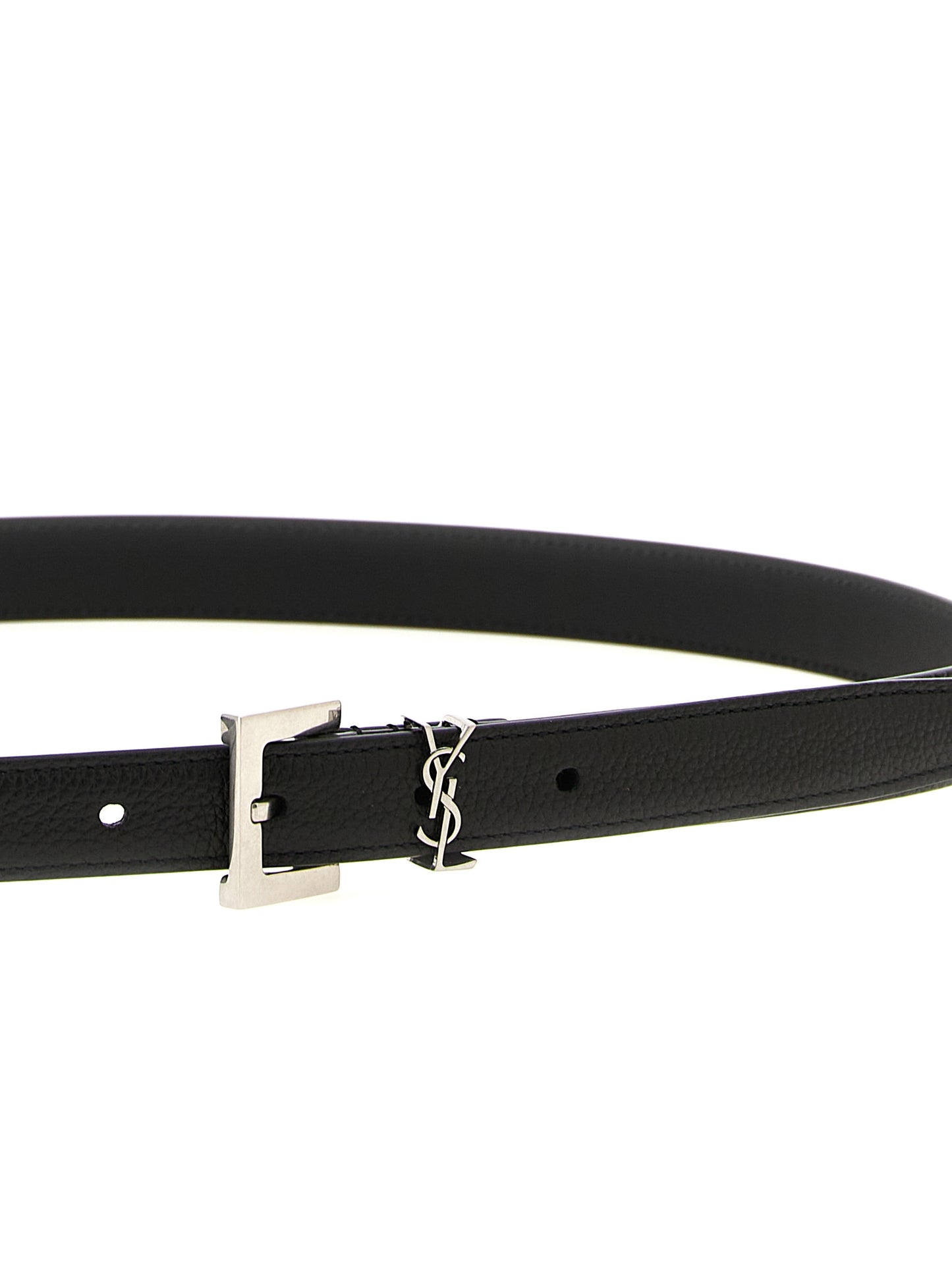 Black Calfskin Regular Belt