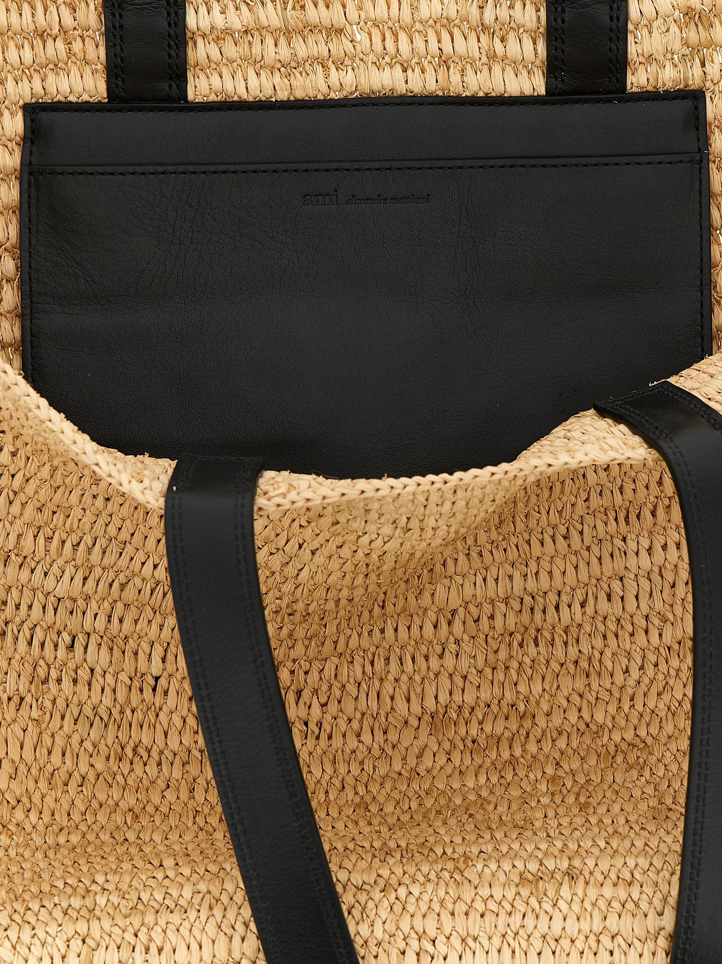 Beige Calfskin Tote Bag