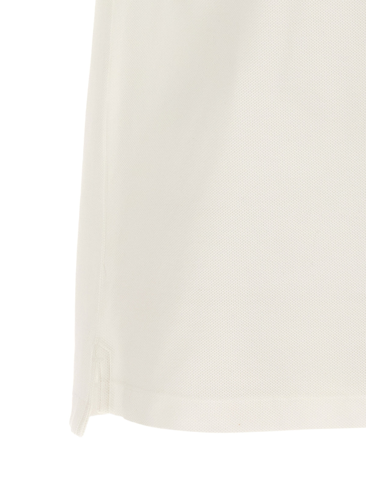 White Cotton Polo Shirt
