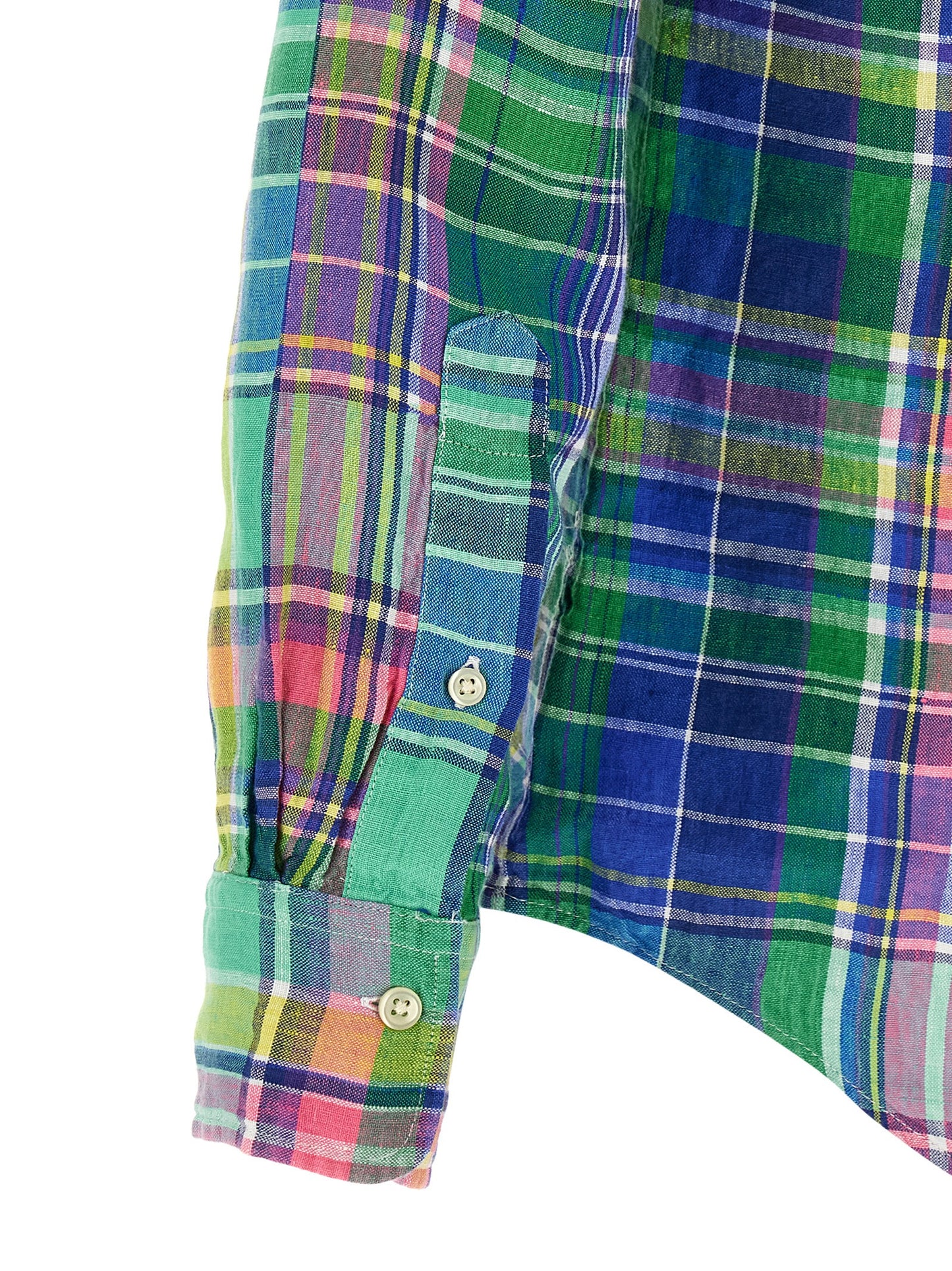 Multicolor Linen Blouse