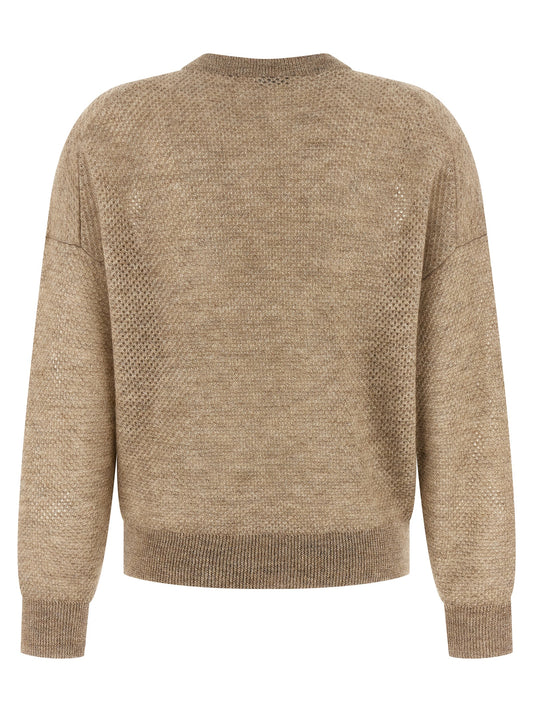 Beige Wool Cardigan
