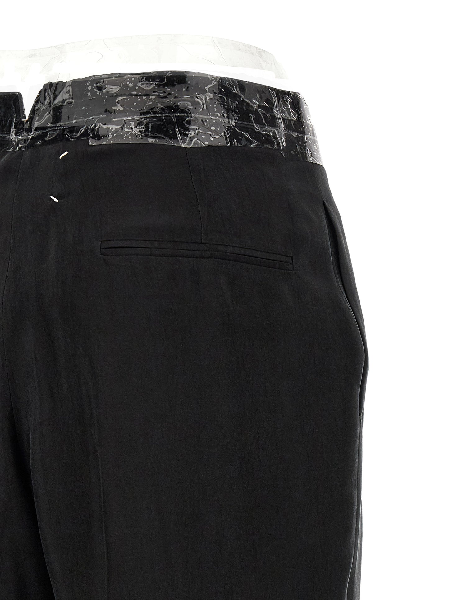 Black Copper Casual Pants