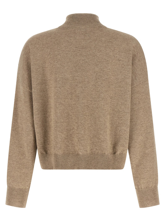 Beige Cashmere Cardigan