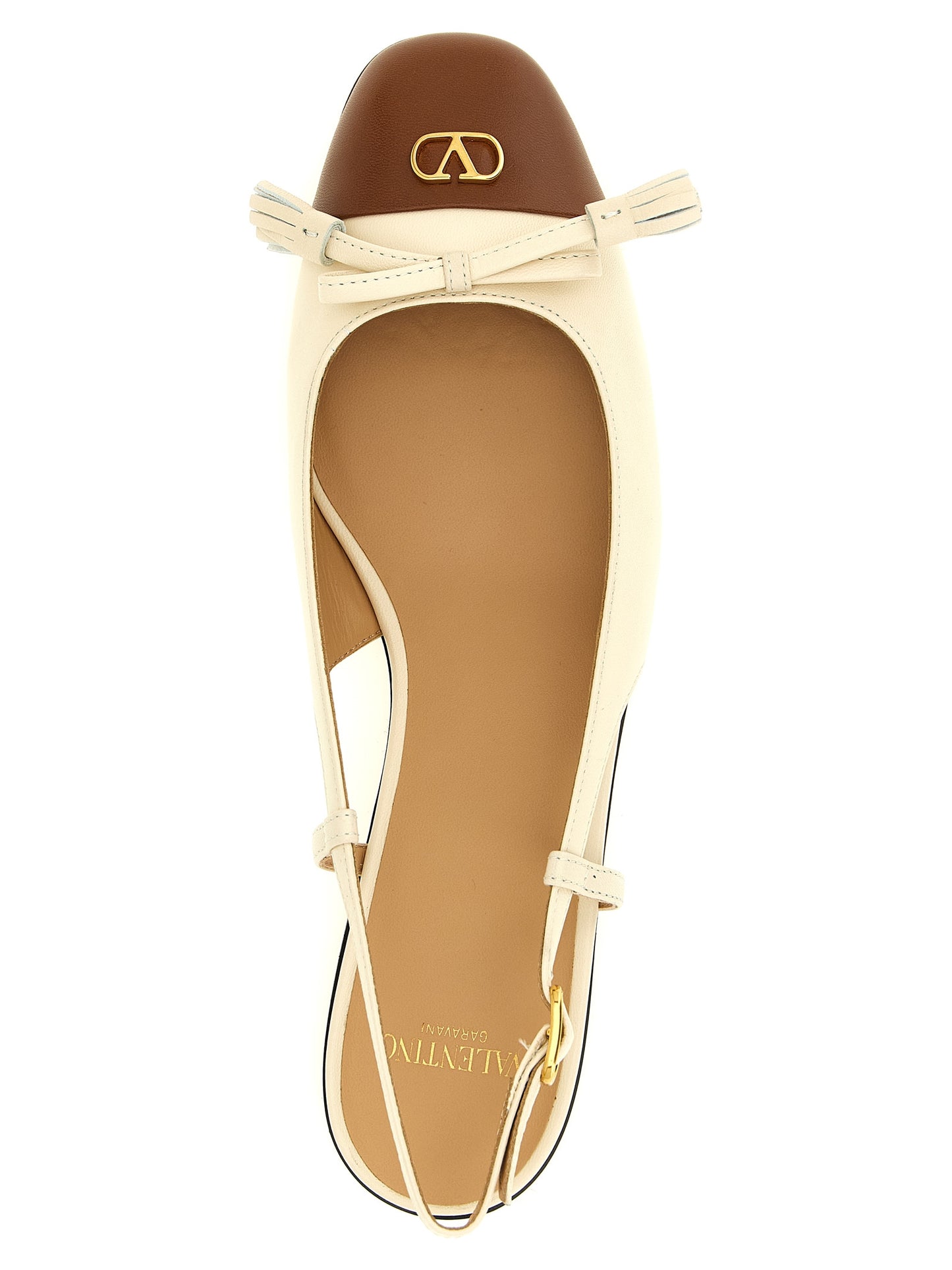 Black Leather Ballet Flats